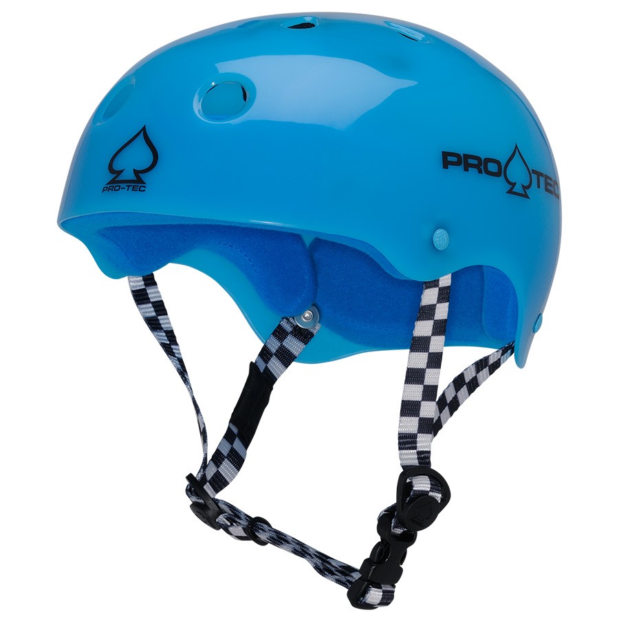 фото Шлем для скейтборда pro tec classic skate gumball blue