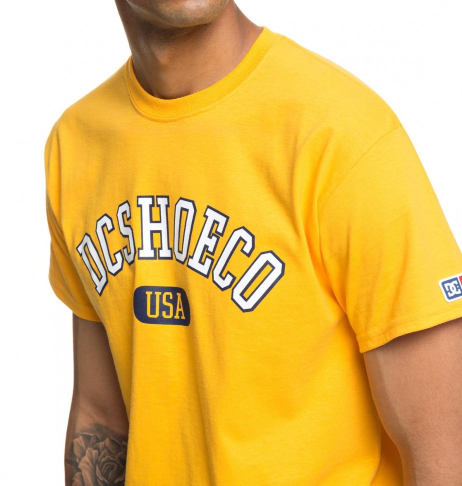 Футболка DC SHOES Arch Ss Tee M Golden Rod фото 3