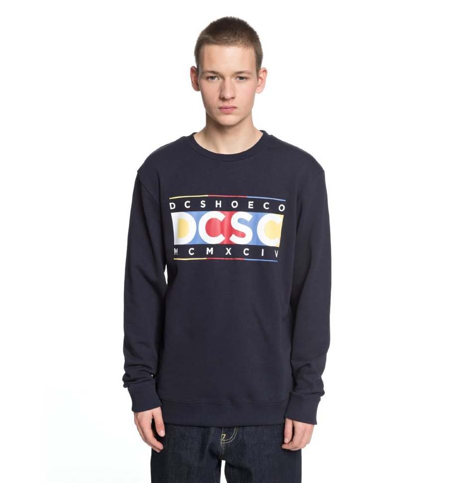 Джемпер мужской DC SHOES Knuckle In A Ro M Dark Indigo