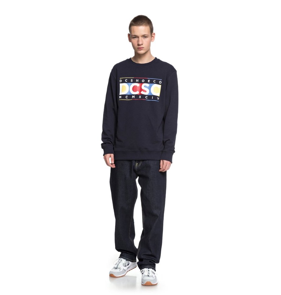 Джемпер мужской DC SHOES Knuckle In A Ro M Dark Indigo фото 2