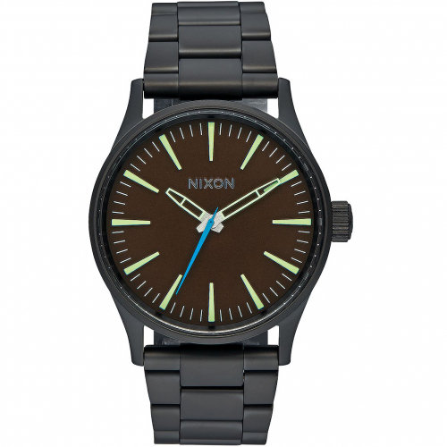 Часы NIXON Sentry 38 Ss A/S All Black/Brown