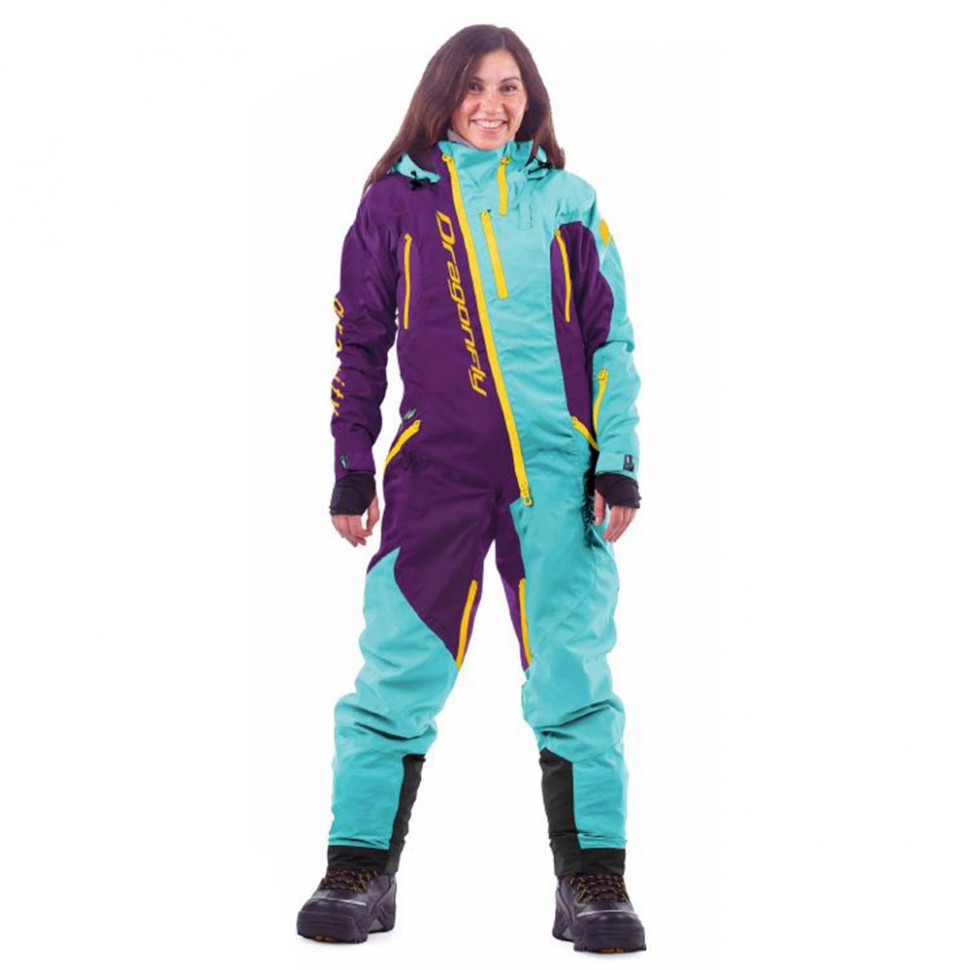 фото Комбинезон для сноуборда женский dragonfly ski premium woman baltic/purple