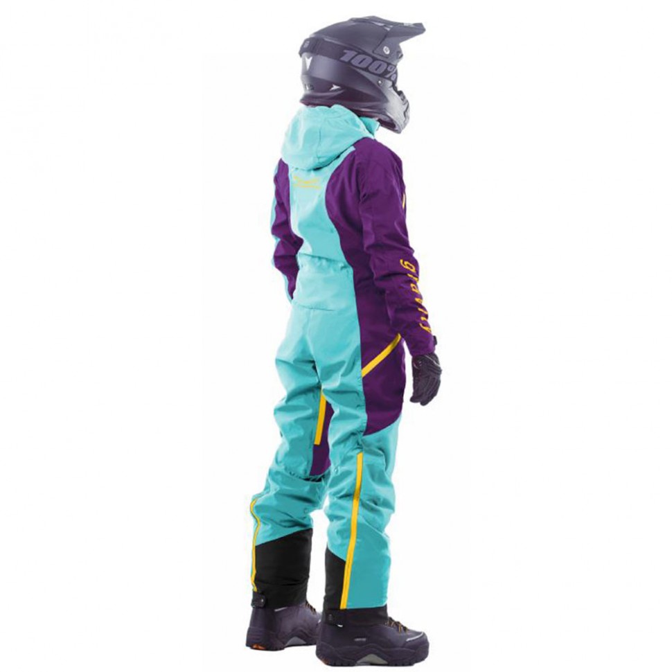 Комбинезон для сноуборда женский DRAGONFLY Ski Premium Woman Baltic/Purple фото 2