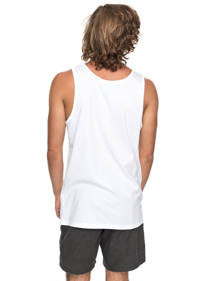 Майка мужская QUIKSILVER Morninslidetank M White фото 3