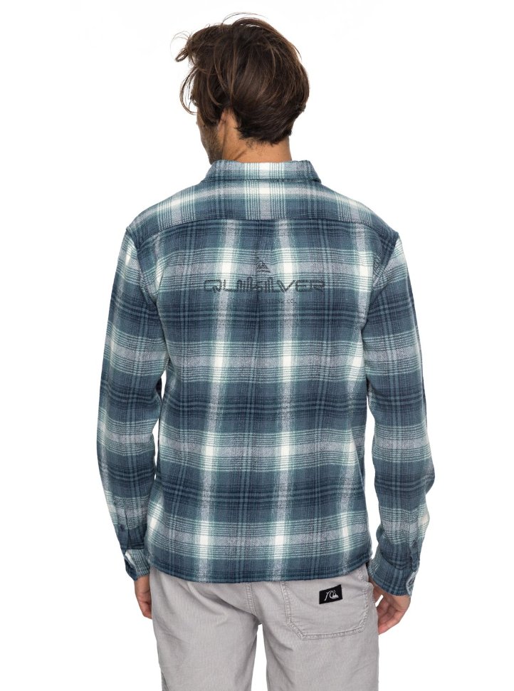 Рубашка мужская QUIKSILVER Malakobeach M Vintage Indigo Mad Wax фото 4
