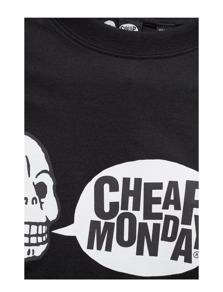 Футболка CHEAP MONDAY Uni Tee Speech Logo Black фото 3
