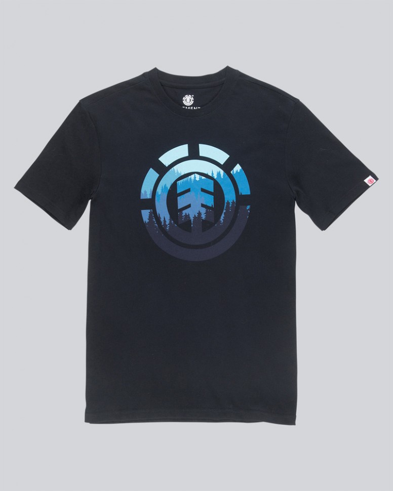 Футболка мужская ELEMENT Glimpse Icon Ss Flint Black фото 4