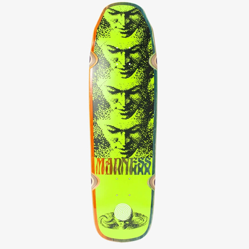 фото Дека для скейтборда madness mind universe r7 neon yellow 9 2021