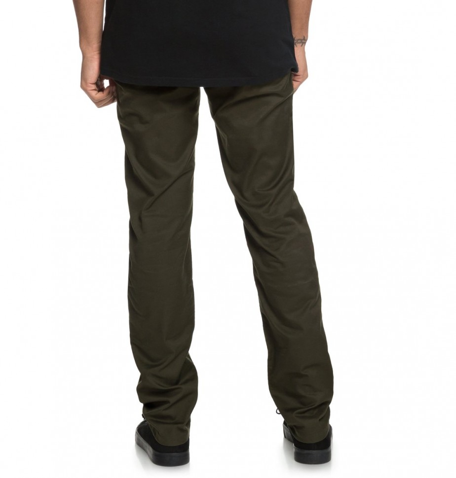 Брюки DC SHOES Worker Slim M Dark Olive фото 6