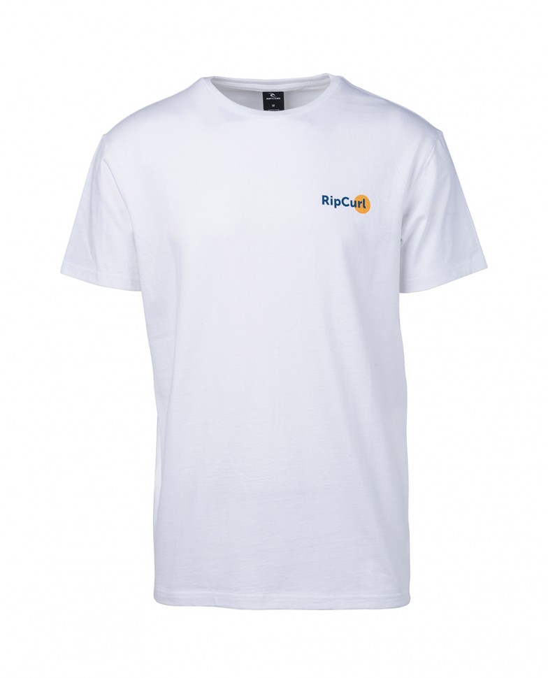 Футболка RIP CURL Rainbow Sign Ss Tee Optical White