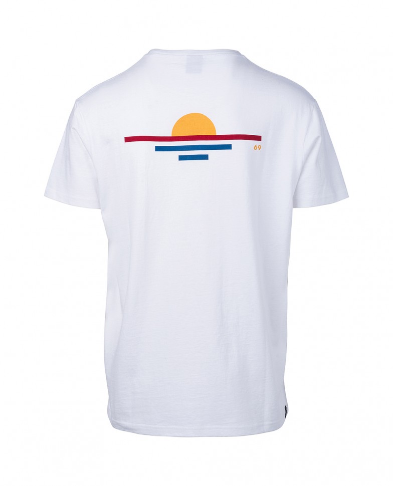 Футболка RIP CURL Rainbow Sign Ss Tee Optical White фото 2