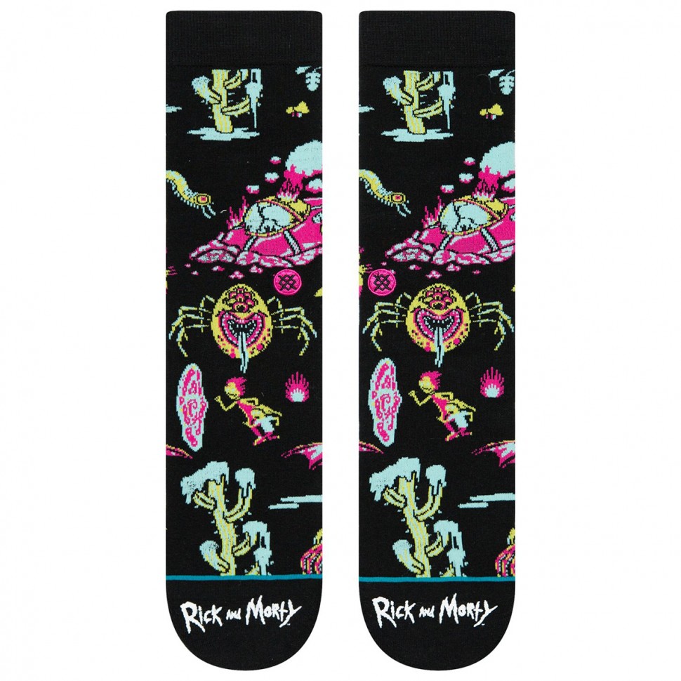 Носки STANCE Crash Landing Black фото 3