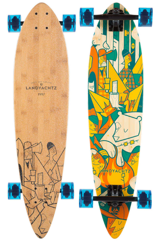 Комплект лонгборд LANDYACHTZ Bamboo Chief Camping Complete Assorted