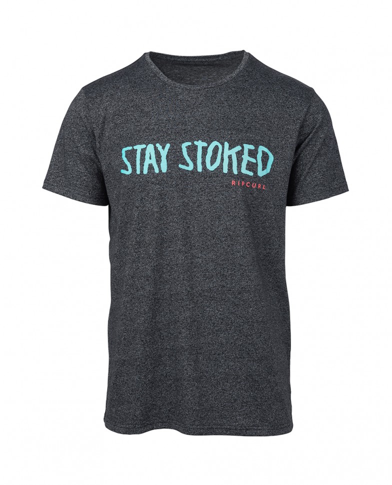 Футболка RIP CURL Stay Stoked Ss Tee Black