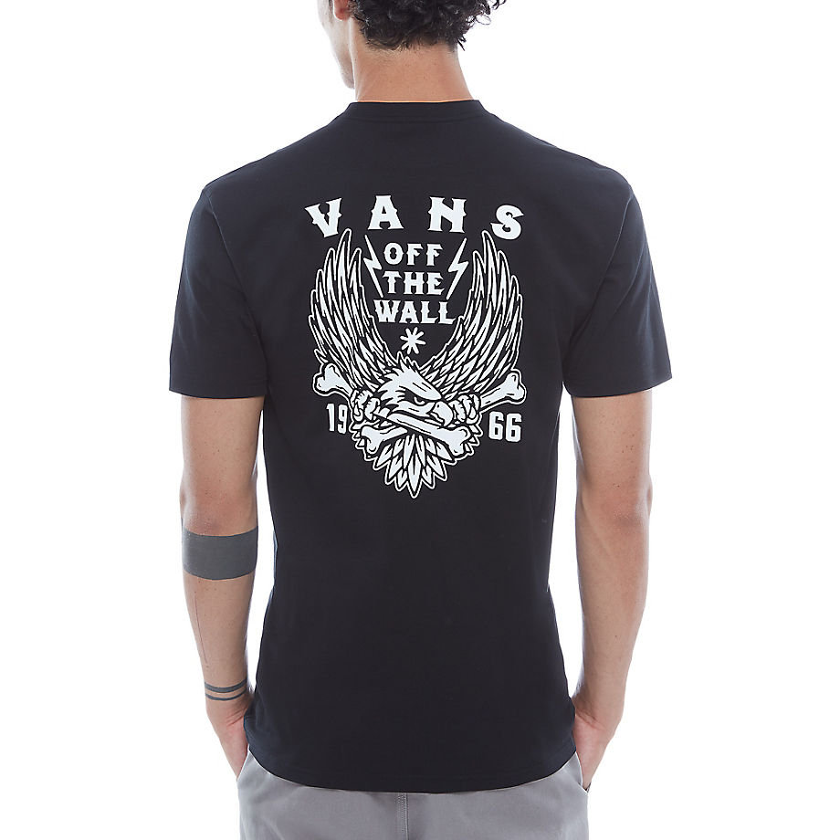 Футболка VANS Mn Eagle Bones Black фото 2