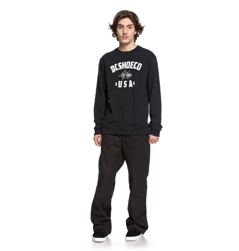 Джемпер мужской DC SHOES Sugihara Crew M Black фото 2