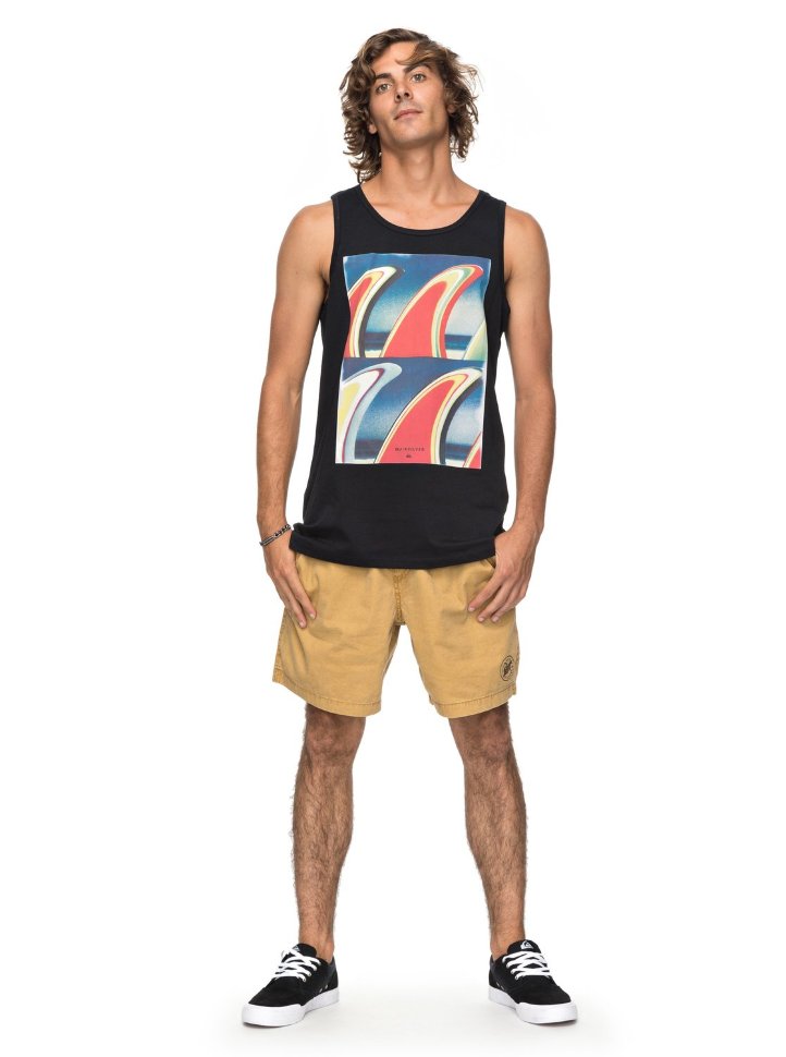 Майка мужская QUIKSILVER Finfanatictank M Black фото 2