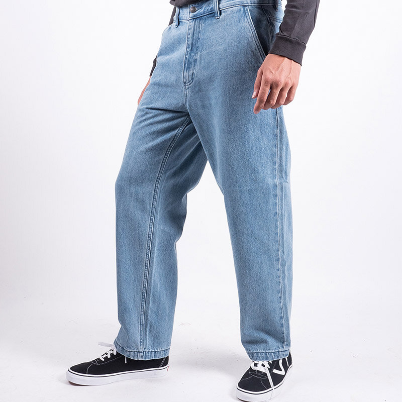 фото Джинсы obey hard work denim light indigo 2021