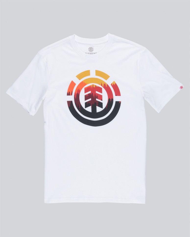 Футболка мужская ELEMENT Glimpse Icon Ss Optic White