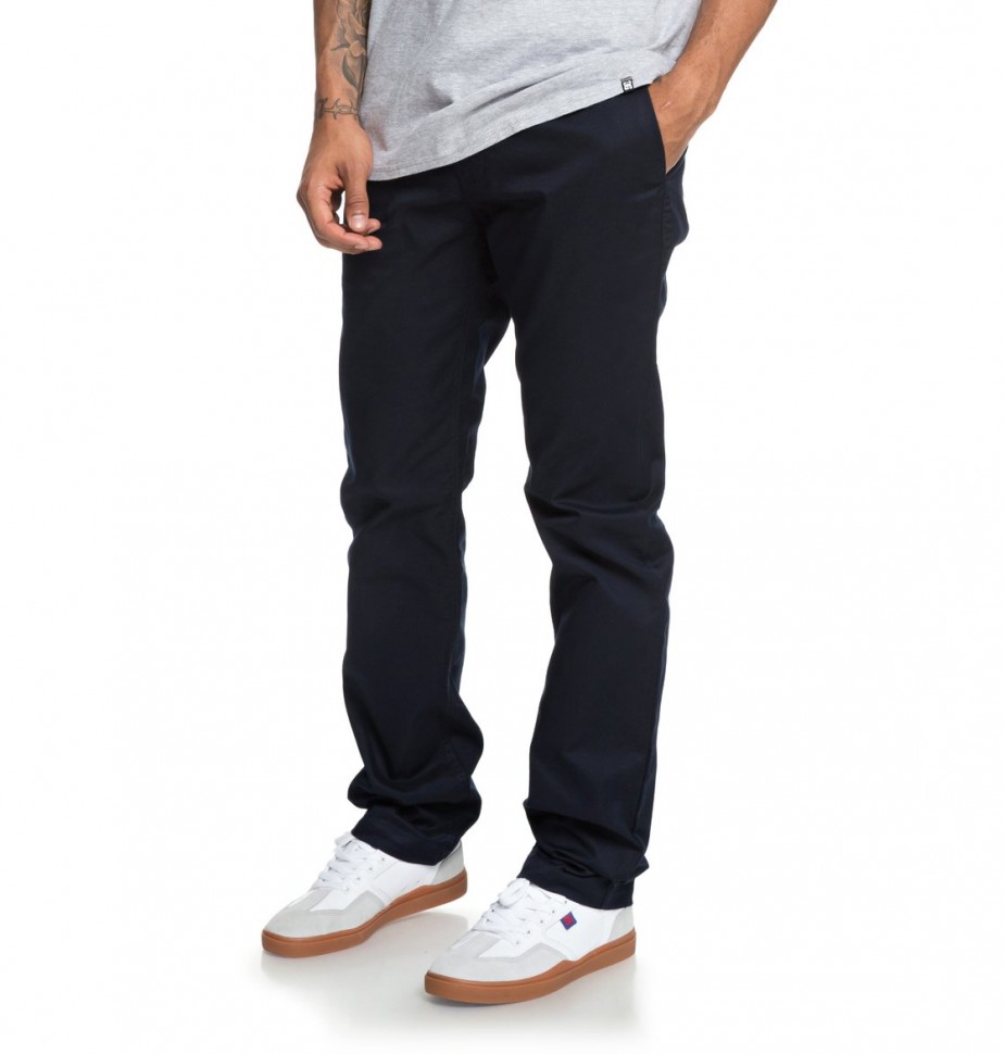 Брюки DC SHOES Worker Straight M Dark Indigo фото 2