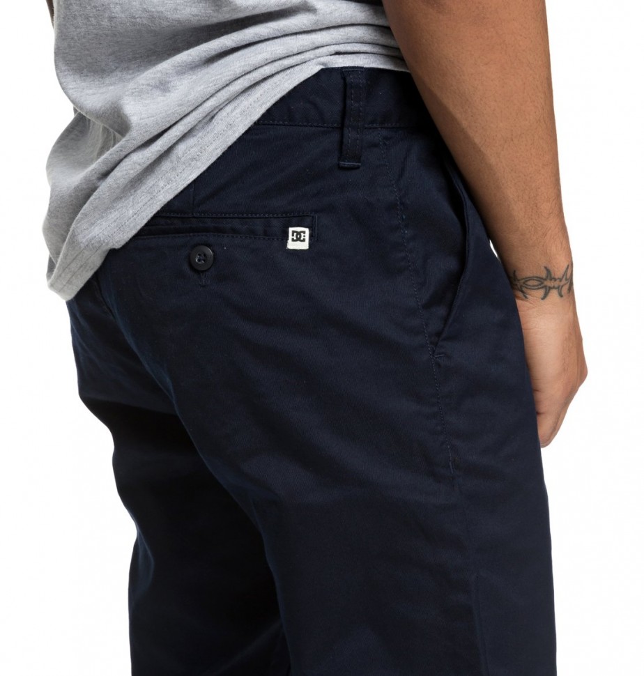 Брюки DC SHOES Worker Straight M Dark Indigo фото 4