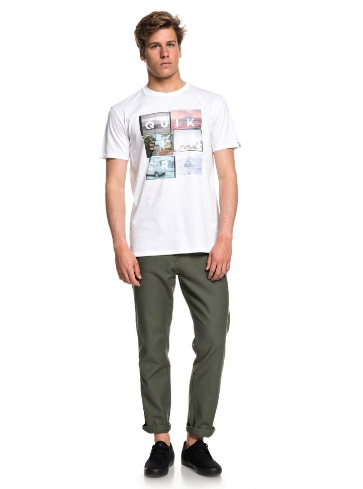 Футболка QUIKSILVER Localmotivss M White фото 2