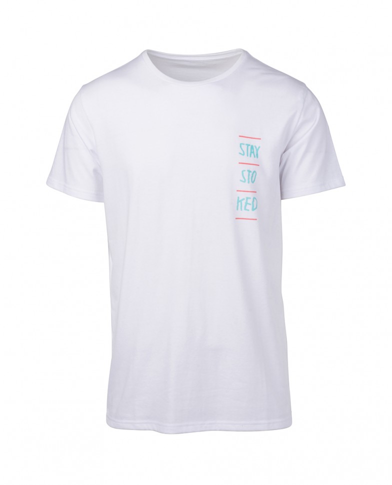 Футболка RIP CURL Stay Stoked Ss Tee Optical White