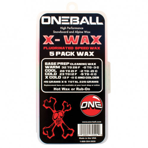 Парафин ONEBALL X-Wax 5 Pack FW17 Assorted