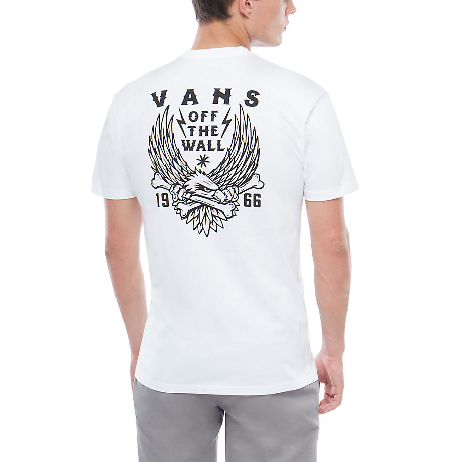 Футболка VANS Mn Eagle Bones White фото 2