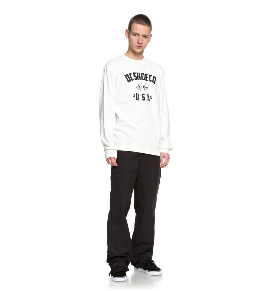Джемпер мужской DC SHOES Sugihara Crew M Snow White фото 2