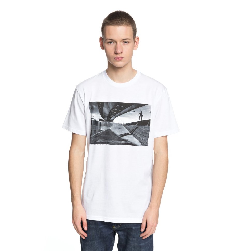 Футболка мужская DC SHOES Wes Switch Blun M Snow White