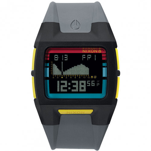 Часы NIXON Lodown Ii A/S Black/Gray/Pop Stripe