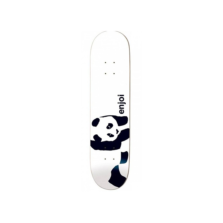 фото Дека для скейтборда enjoi whitey panda logo wide r7 white 8 дюйм 2022