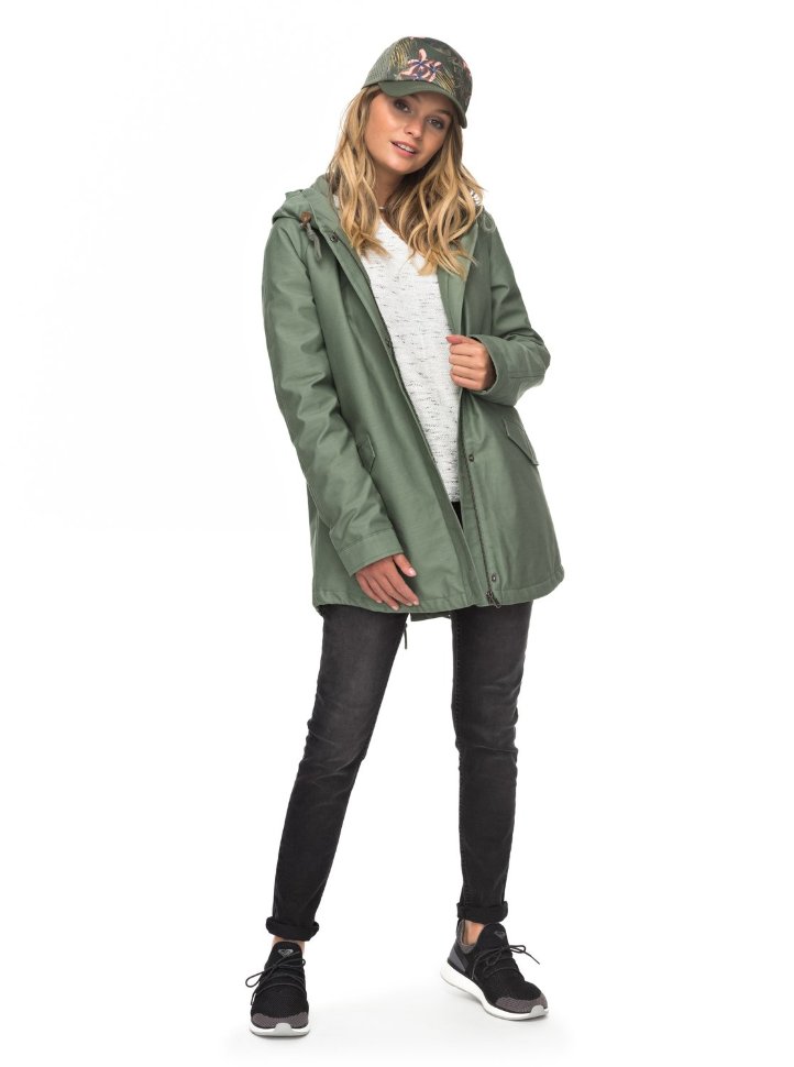 Куртка женская ROXY Sunnyflyaway J Olive фото 4