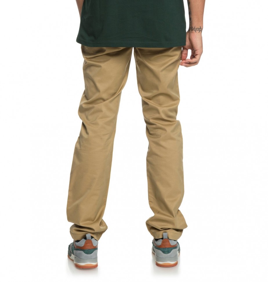 Брюки DC SHOES Worker Straight M Khaki фото 6