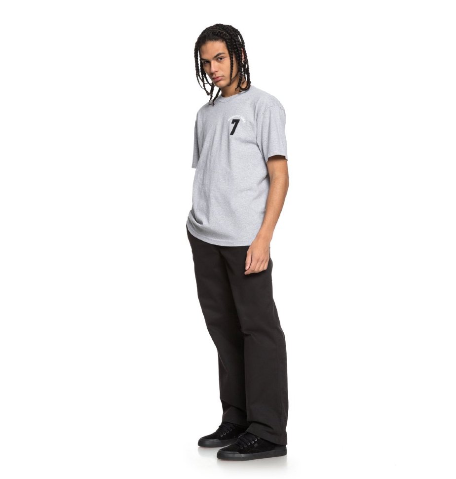 Футболка мужская DC SHOES Lucky Seven Ss M Grey Heather фото 2