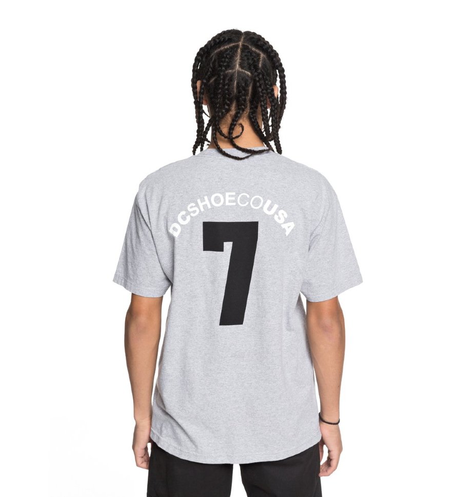 Футболка мужская DC SHOES Lucky Seven Ss M Grey Heather фото 3