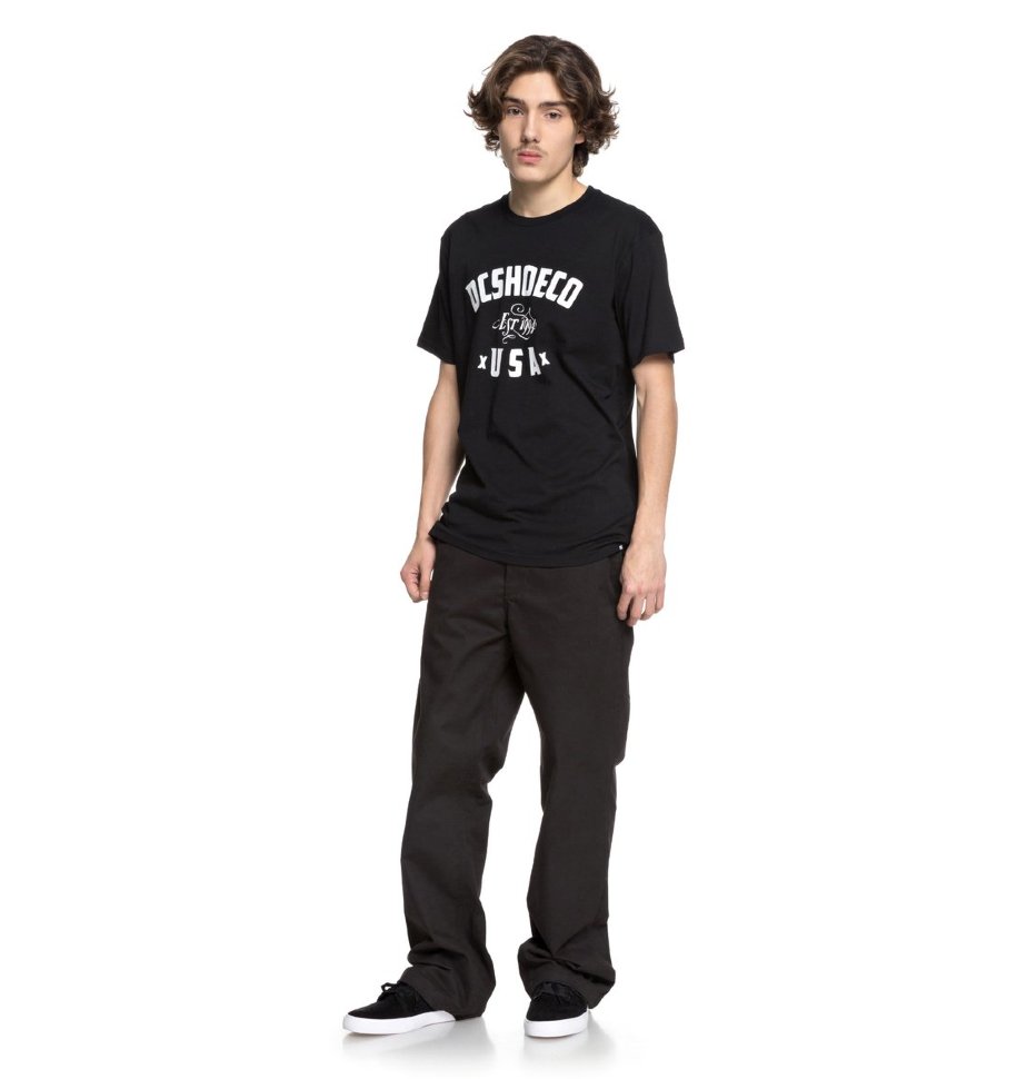 Футболка мужская DC SHOES Dc Fusty Ss M Black фото 2