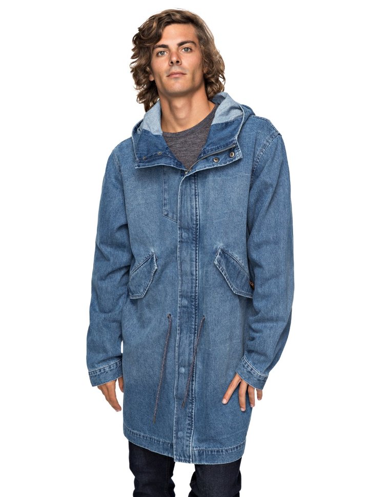 Куртка мужская QUIKSILVER Brickdrenimjkt M Blue Used фото 2