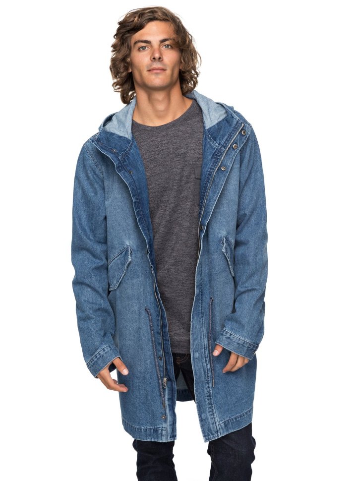 Куртка мужская QUIKSILVER Brickdrenimjkt M Blue Used фото 3