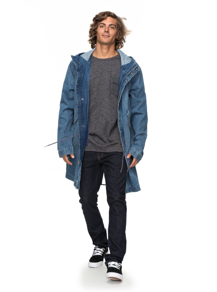 Куртка мужская QUIKSILVER Brickdrenimjkt M Blue Used фото 4