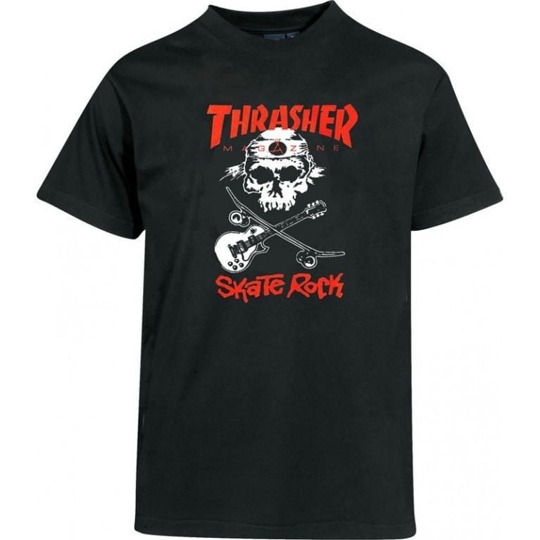 Футболка THRASHER Thrasher Skate Rock Black 2020