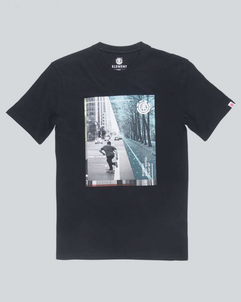 Футболка мужская ELEMENT Avenue Ss Flint Black фото 4