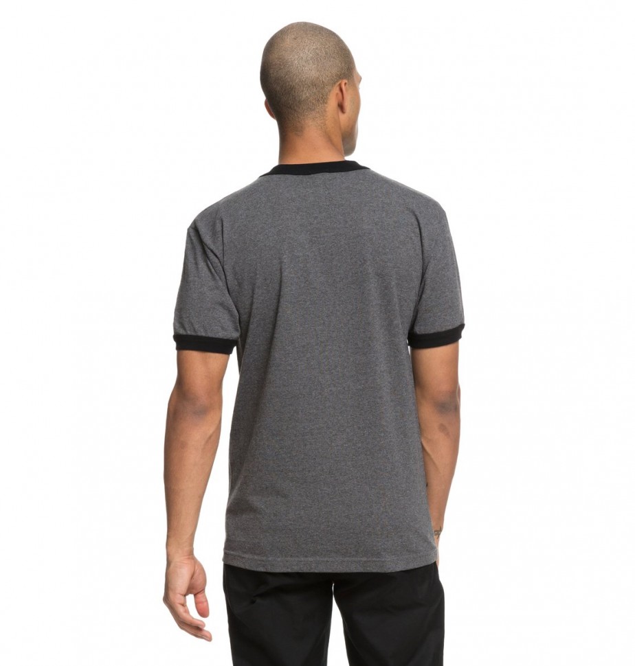 Футболка DC SHOES Skate Ringer Te M Charcoal Heather фото 6