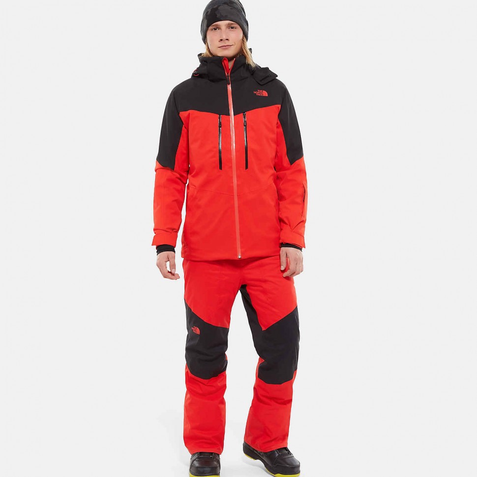 Штаны для сноуборда мужские THE NORTH FACE M Presena Trousers Fiery Red/TNF Black фото 5