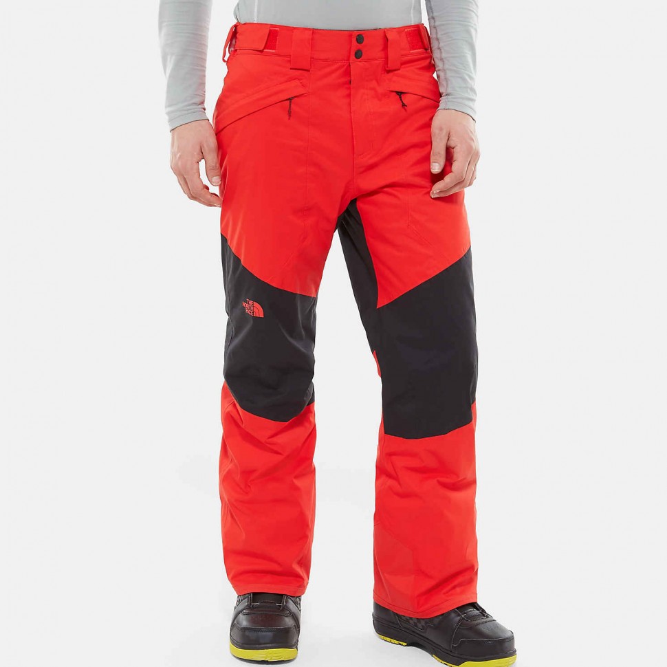 Штаны для сноуборда мужские THE NORTH FACE M Presena Trousers Fiery Red/TNF Black