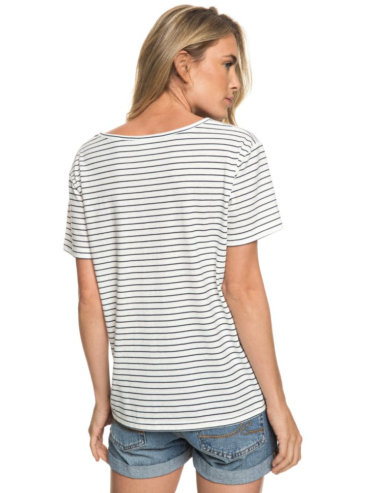 Футболка женская ROXY Justsimplesstst J Dress Blue Just Simple Stripe фото 4