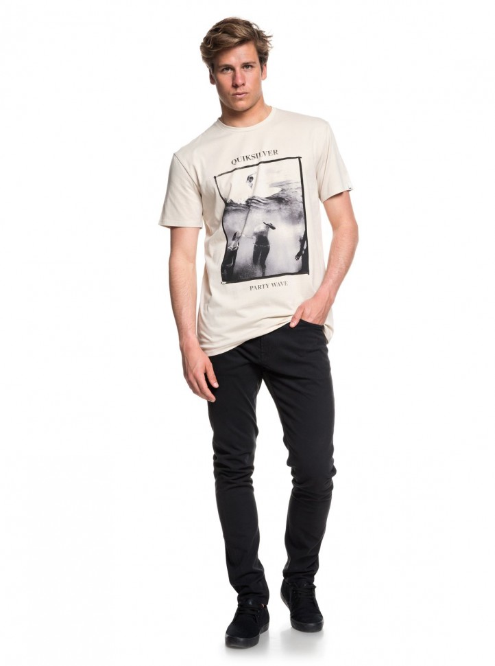 Футболка QUIKSILVER Wavepartyss M Oatmeal фото 2