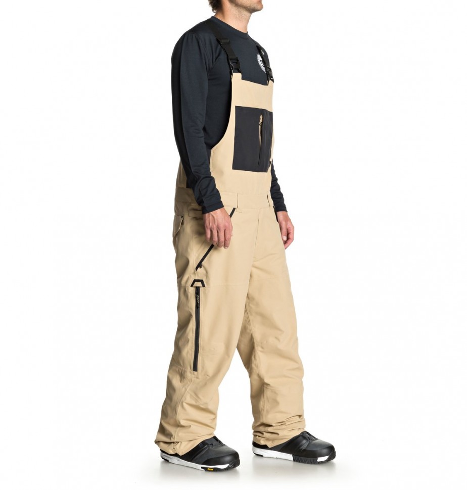 Штаны для сноуборда мужские на лямках DC SHOES Nomad Bib M Incense фото 3