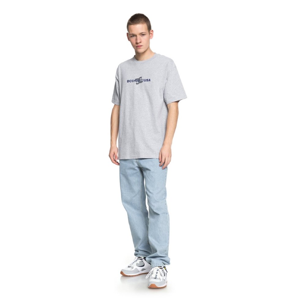Футболка мужская DC SHOES Round Reflect S M Grey Heather фото 2